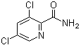 structure of CAS# 5468-71-3, 3,5-二氯-2-吡啶甲酰胺