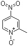 structure of CAS# 5470-66-6, 2-甲基-4-硝基吡啶-N-氧化物