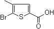 CAS # 54796-53-1, 5-Bromo-4-methylthiophene-2-carboxylic acid