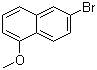 structure of CAS# 54828-63-6, 6-Bromo-1-methoxynaphthalene