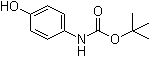 structure of CAS# 54840-15-2, 4-羟基苯基氨基甲酸叔丁酯