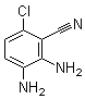 structure of CAS# 548457-80-3, 2,3-Diamino-6-chlorobenzonitrile