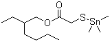 CAS 登录号：54849-39-7, [(三甲基锡烷基)硫代]乙酸异丁酯