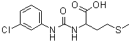 CAS 登录号：55021-17-5, N-[[(3-氯苯基)氨基]羰基]-DL-蛋氨酸