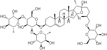 structure of CAS# 55056-80-9, Protodioscin