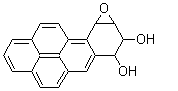 structure of CAS# 55097-80-8, Benzo[a]pyrene-7,8-dihydrodiol 9,10-epoxide
