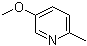 structure of CAS# 55270-47-8, 5-Methoxy-2-methylpyridine