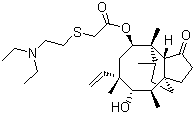 structure of CAS# 55297-95-5, Tiamulin