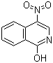 CAS # 55404-29-0, 4-Nitro-1-isoquinolinol, 1-Hydroxy-4-nitroisoquinoline, 4-Nitro-1-hydroxyisoquinoline, 4-Nitro-1(2H)-isoquinolinone