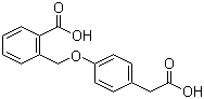 structure of CAS# 55453-89-9, 2-[(4-Carboxymethylphenoxy)methyl]benzoic acid