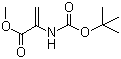 structure of CAS# 55477-80-0, Methyl 2-tert-butoxycarbonylaminoacrylate