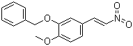 structure of CAS# 55507-05-6, 3-苄氧基-4-甲氧基-beta-硝基苯乙烯