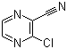 structure of CAS# 55557-52-3, 3-Chloropyrazine-2-carbonitrile