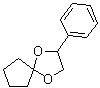 CAS # 55668-46-7, 2-Phenyl-1,4-dioxaspiro[4.4]nonane, NSC 44742