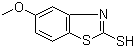 structure of CAS# 55690-60-3, 2-Mercapto-5-methoxybenzothiazole
