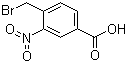 structure of CAS# 55715-03-2, 4-Bromomethyl-3-nitrobenzoic acid