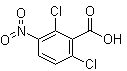 structure of CAS# 55775-97-8, 2,6-Dichloro-3-nitrobenzoic acid