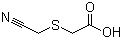 structure of CAS# 55817-29-3, 2-(Cyanomethylthio)acetic acid