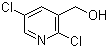 structure of CAS# 558465-93-3, 2,5-二氯吡啶-3-甲醇