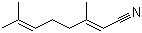 (E)-3,7-二甲基-2,6-辛二烯腈分子结构 (CAS 5585-39-7)