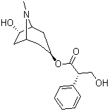 structure of CAS# 55869-99-3, 山莨菪碱