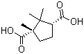 structure of CAS# 560-09-8, (-)-Camphoric acid
