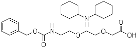 structure of CAS# 560088-84-8, Dicyclohexylamine 3-oxo-1-phenyl-2,7,10-trioxa-4-azadodecan-12-oate