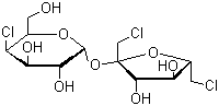 structure of CAS# 56038-13-2, Sucralose