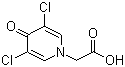 CAS # 56187-37-2, 3,5-Dichloro-4-pyridone-N-acetic acid, 3,5-Dichloro-4-pyridone-1-acetic acid, 3,5-Dichloro-4-oxo-1-pyridineacetic acid