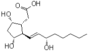 CAS # 56188-04-6, (1R,2R,3R,5S)-3,5-Dihydroxy-2-[(1E,3S)-3-hydroxy-1-octenyl]cyclopentaneacetic acid