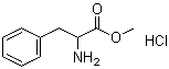 structure of CAS# 5619-07-8, DL-苯丙氨酸甲酯盐酸盐
