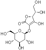 structure of CAS# 562043-82-7, 2-O-beta-D-Glucopyranosyl-L-ascorbic acid
