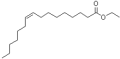 structure of CAS# 56219-10-4, cis-9-Hexadecenoic acid ethyl ester