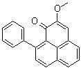 structure of CAS# 56252-05-2, 2-甲氧基-9-苯基-1H-萘嵌苯-1-酮
