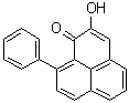 structure of CAS# 56252-32-5, 2-Hydroxy-9-phenyl-1H-phenalen-1-one