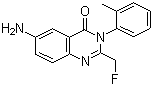 structure of CAS# 56287-74-2, Afloqualone