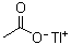 乙酸铊(I)分子结构 (CAS 563-68-8)