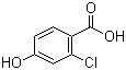 structure of CAS# 56363-84-9, 2-Chloro-4-hydroxybenzoic acid