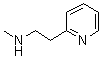 structure of CAS# 5638-76-6, N-甲基-2-吡啶乙胺