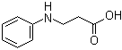 3-(Phenylamino)propanoic acid molecular structure (CAS 5652-38-0)