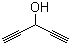 1,4-Pentadiyn-3-ol molecular structure (CAS 56598-53-9)