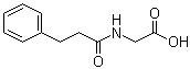 structure of CAS# 56613-60-6, N-(3-Phenylpropionyl)glycine