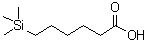 structure of CAS# 5662-79-3, 6-(Trimethylsilyl)hexanoic acid