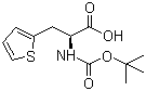structure of CAS# 56675-37-7, Boc-3-(2-thienyl)-L-alanine