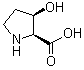 structure of CAS# 567-35-1, 顺式-3-羟基-L-脯氨酸