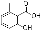 CAS 登录号：567-61-3, 2-羟基-6-甲基苯甲酸