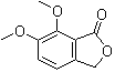 structure of CAS# 569-31-3, 6,7-Dimethoxy-3H-1-isobenzofuranone