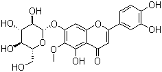 structure of CAS# 569-90-4, 假荆芥属苷