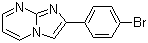 structure of CAS# 56921-85-8, 2-(4-Bromophenyl)imidazo[1,2-a]pyrimidine