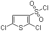 structure of CAS# 56946-83-9, 2,5-二氯-3-氯磺酰基噻吩